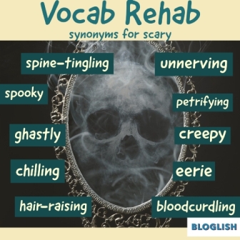 Vocab Rehab Vocabulary Synonyms for scary
