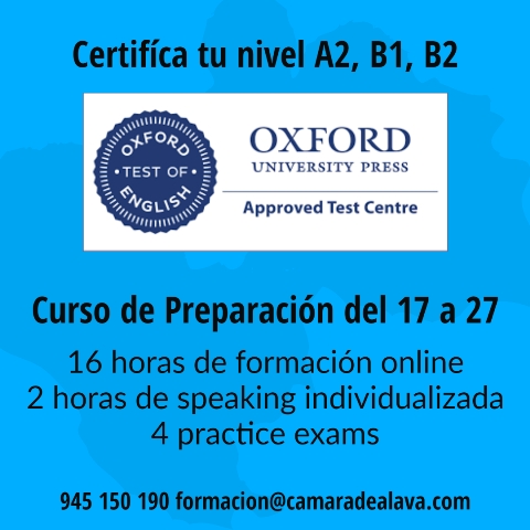 Certifica tu nivel de inglés con el Oxford Test of English