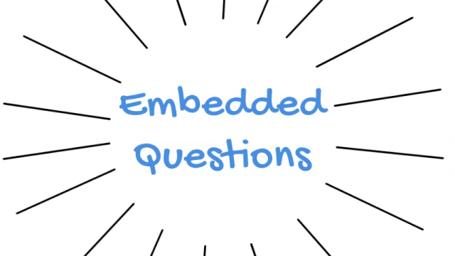 Embedded Questions
