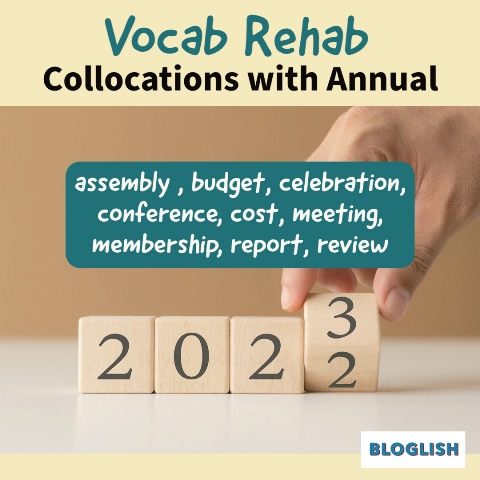 English Collocations with Annual