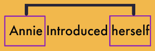 Reflexive pronoun example1