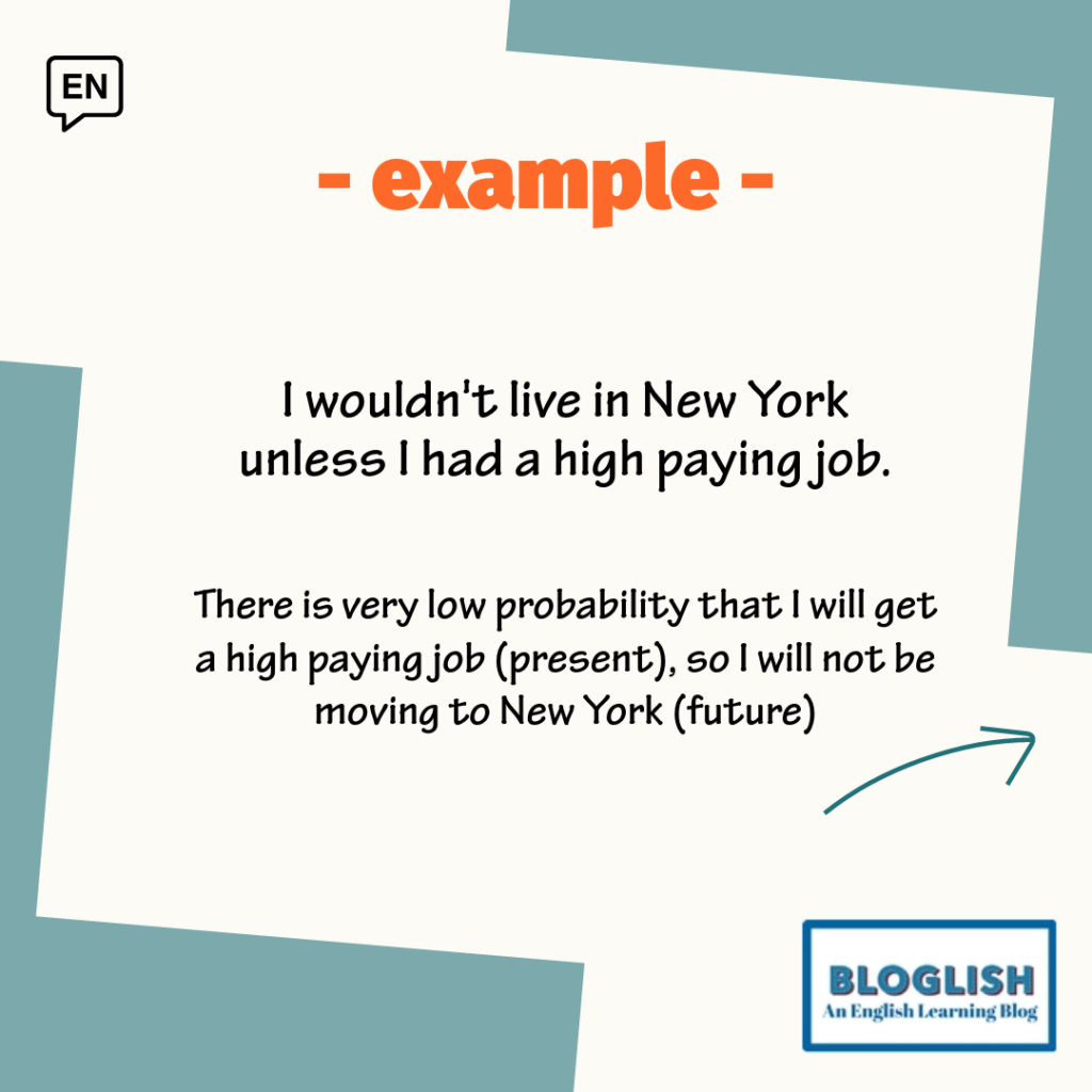 Second Conditional example 2