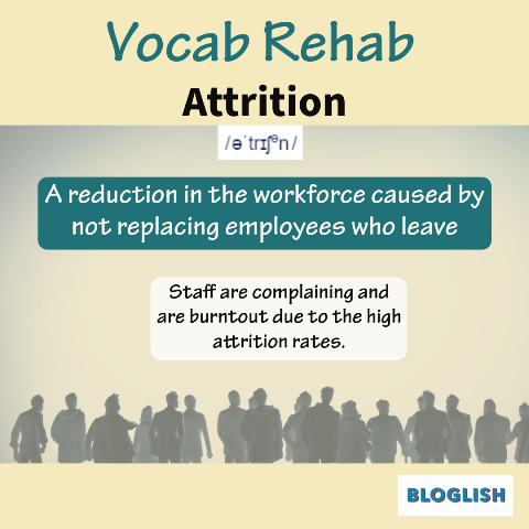 English Vocabulary: Attrition