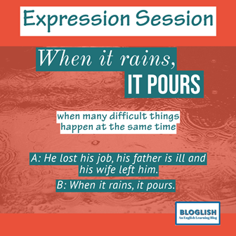 When it rains, it pours