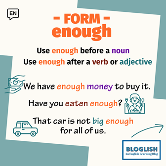 Form: enough
