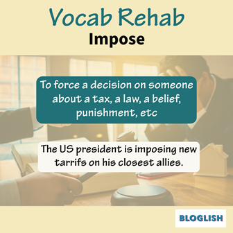 English Vocabulary: Impose