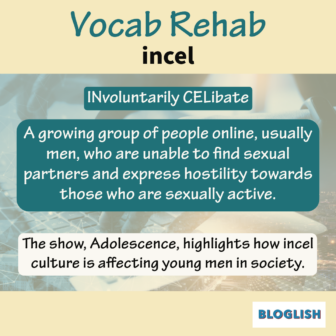 English Vocabulary Incel